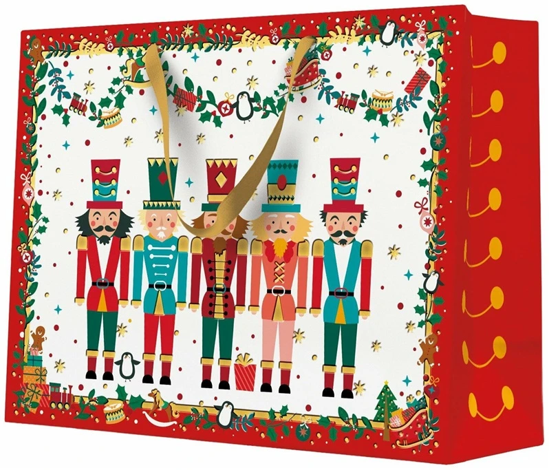 PAW Dovanų maišelis Nutcracker, 26.5 cm x 33.5 cm