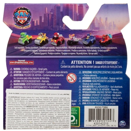 Spin Master PAW PATROL žaislinė mašinėlė  PupSquad Racers, 6067086