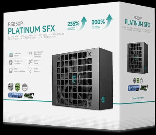 „Deepcool 80 PLUS Gold“ maitinimo blokas | PS850P | 850 W