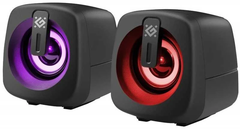 Kompiuterio kolonėlės PC SPEAKERS DEFENDER J1 2.0 6W LED USB Juodas