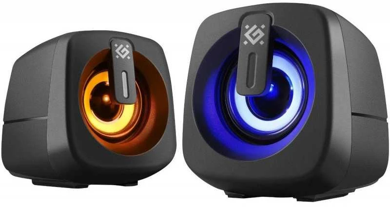 Kompiuterio kolonėlės PC SPEAKERS DEFENDER J1 2.0 6W LED USB Juodas