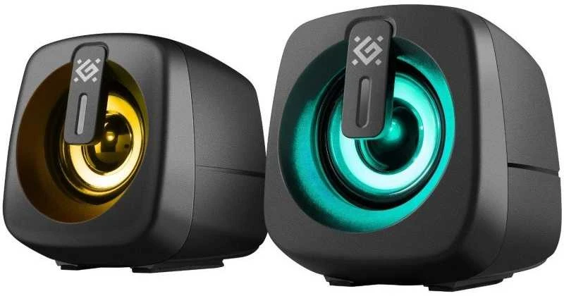 Kompiuterio kolonėlės PC SPEAKERS DEFENDER J1 2.0 6W LED USB Juodas