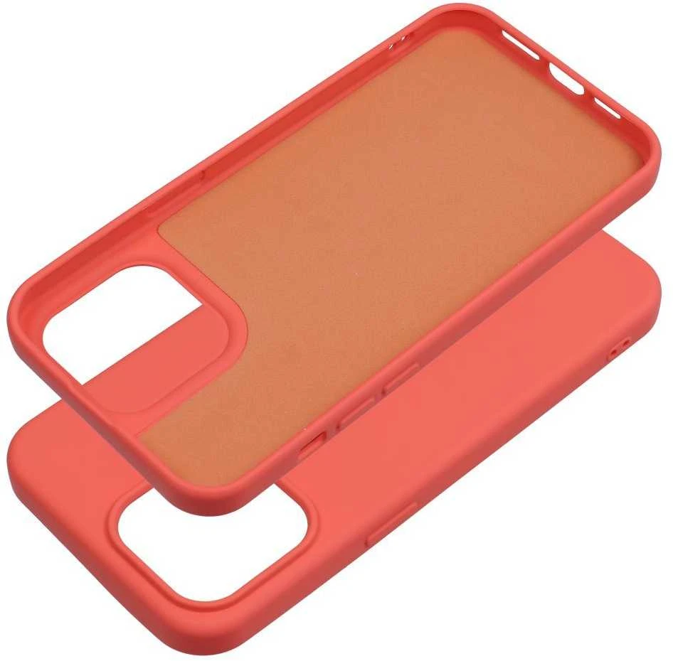 OEM dėklas, skirtas iPhone 15 PRO MAX silikoniniam persikų spalvos