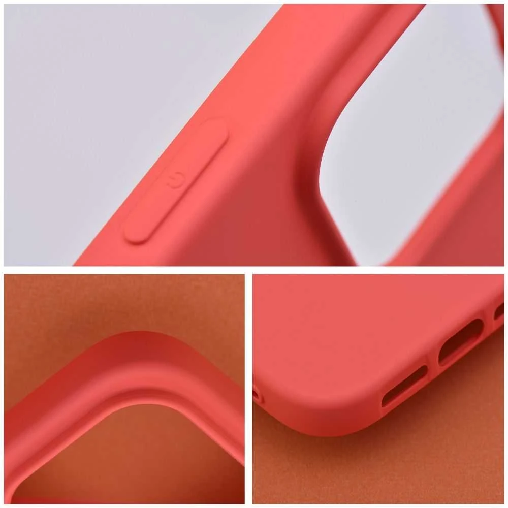 OEM dėklas, skirtas „iPhone 14“ silikonui, persikų spalvos
