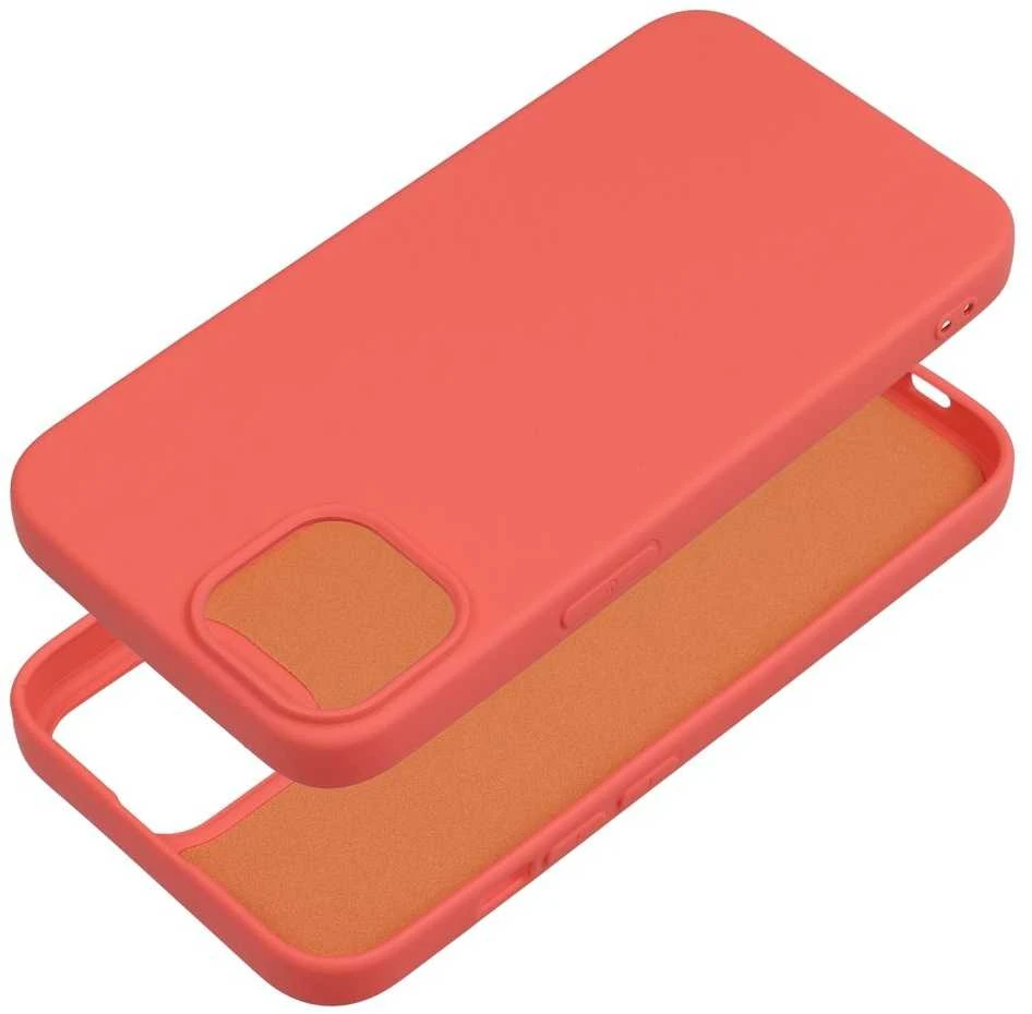 OEM dėklas, skirtas „iPhone 14“ silikonui, persikų spalvos