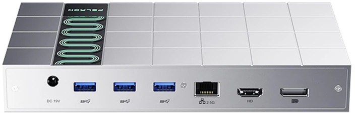 Peladn G2E Docking Station (Sidabrinis) Thunderbolt 5