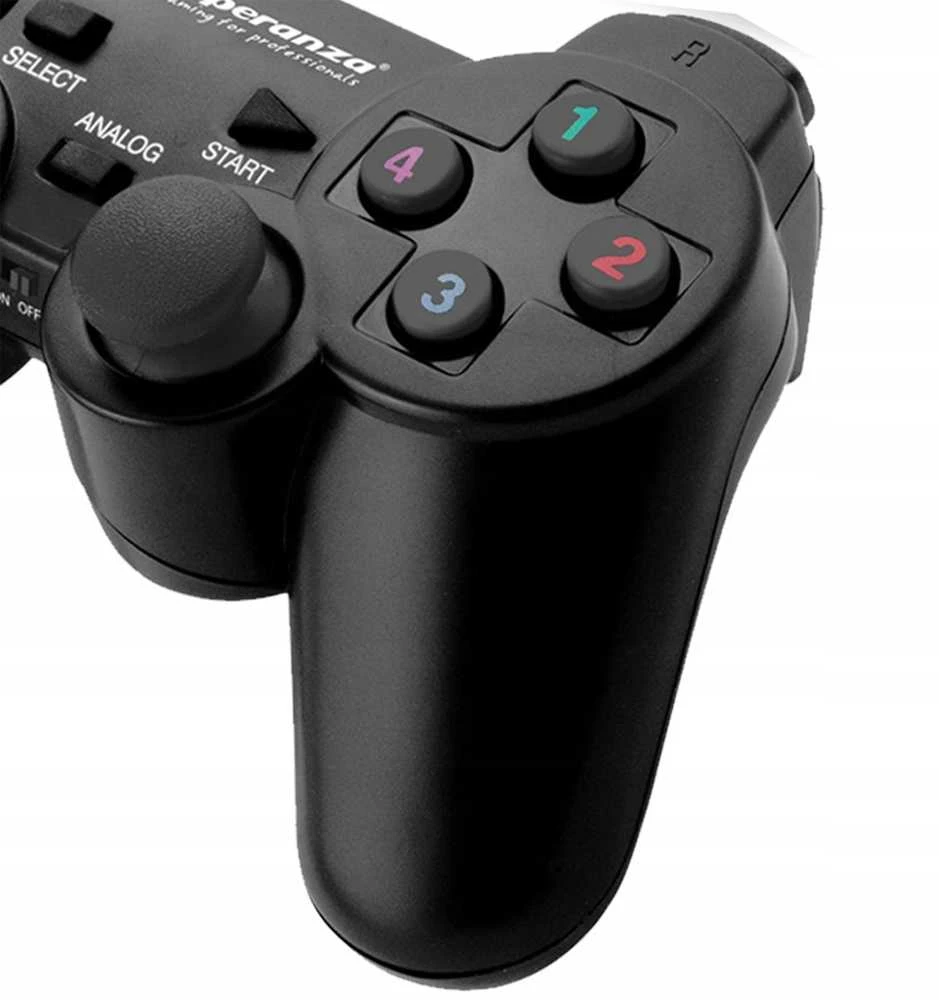 Bevielis ŽAIDIMŲ PULTAS SU VIBRACIJOMIS ESPERANZA EGG108K GLADIATOR PC / PS3