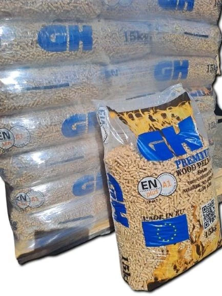 Nežinomas PELLETS WOOD ENPLUS A1 (6MM. 15KG)