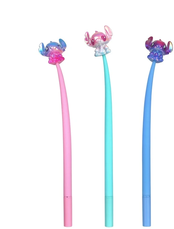 Gelinis rašiklis DISNEY Juodas, Flexy, STITCH