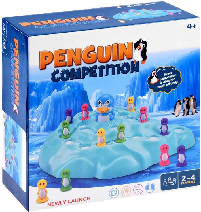 Jokomisiada Penguins ant ledkalnio arkados žaidimo