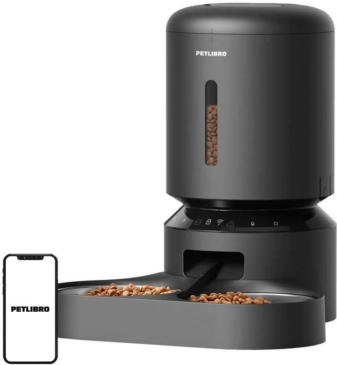 Petlibro Granary food dispenser with double bowl, Wifi, 5L(juodas)