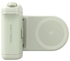 Telefono laikiklis - PGYTECH MagCam 2 Bluetooth Grip 3000mAh mėtų žalia