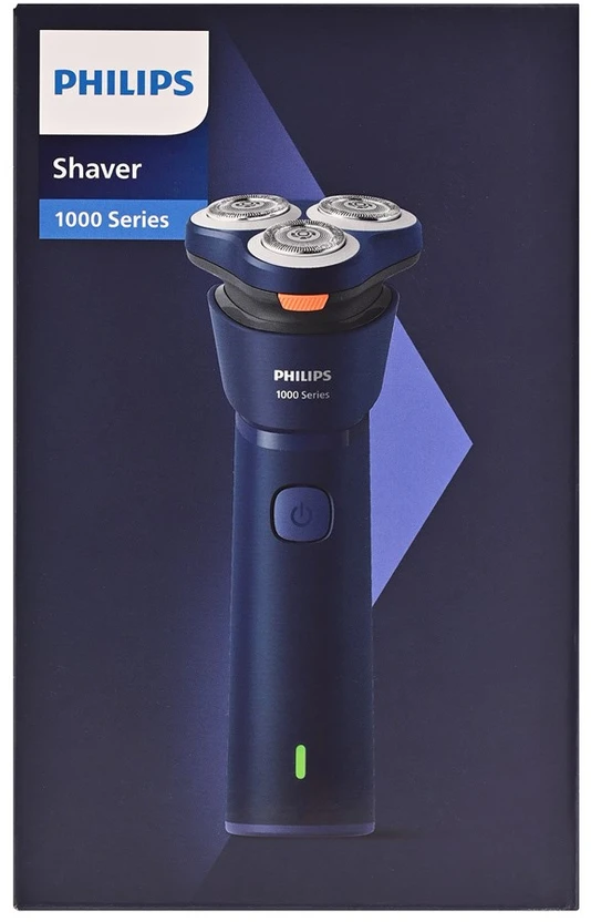 „Philips 1000“ serijos S1881/00 vyriškas skustuvas Rotacinis skustuvas, tamsiai mėlynas