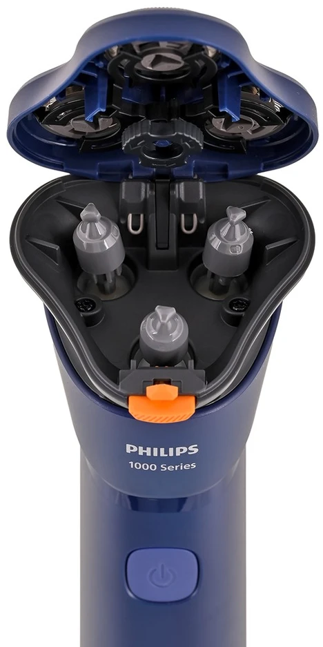 „Philips 1000“ serijos S1881/00 vyriškas skustuvas Rotacinis skustuvas, tamsiai mėlynas