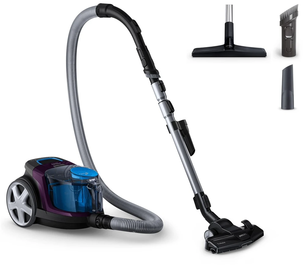 Dulkių siurblys Philips PowerPro Compact FC9333/09, Violetinės spalvos