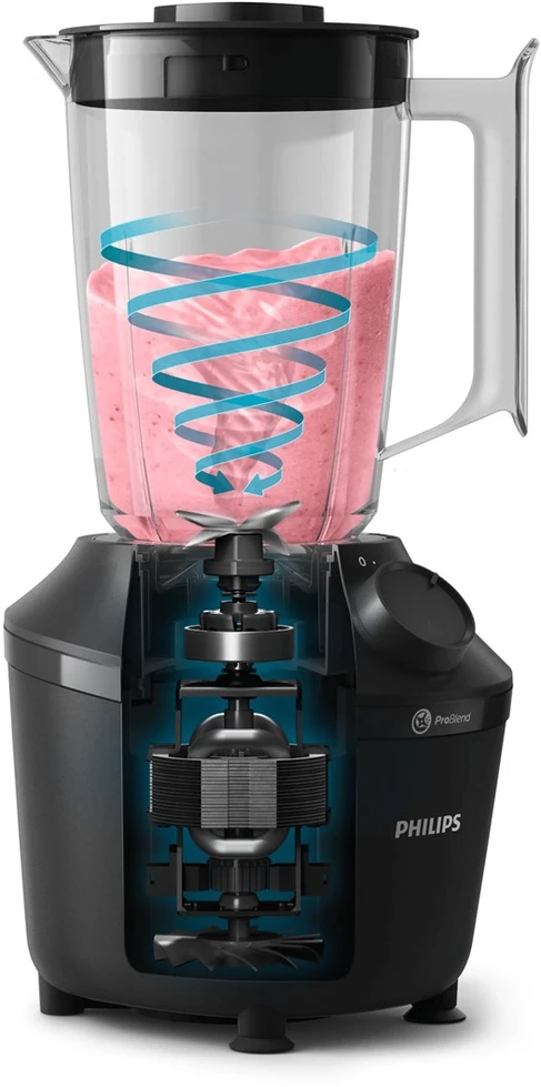 PHILIPS BLENDER.3000,Juodas,450W