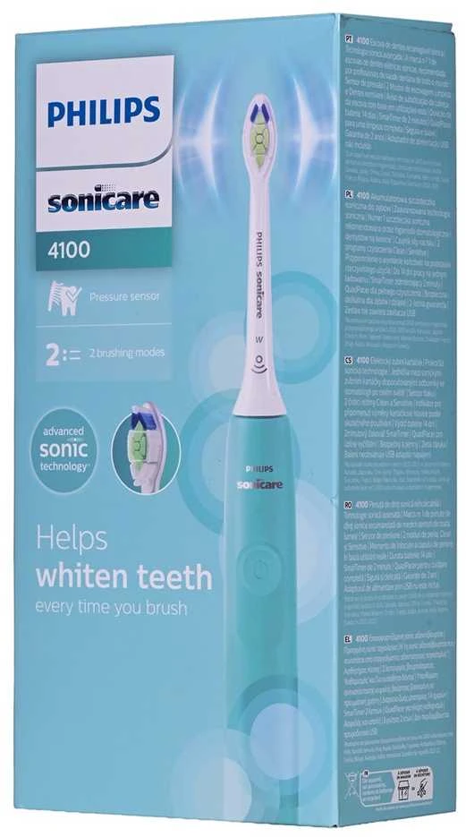 Dantų šepetėlis Philips Sonicare 4100 HX3689/43, Žalias