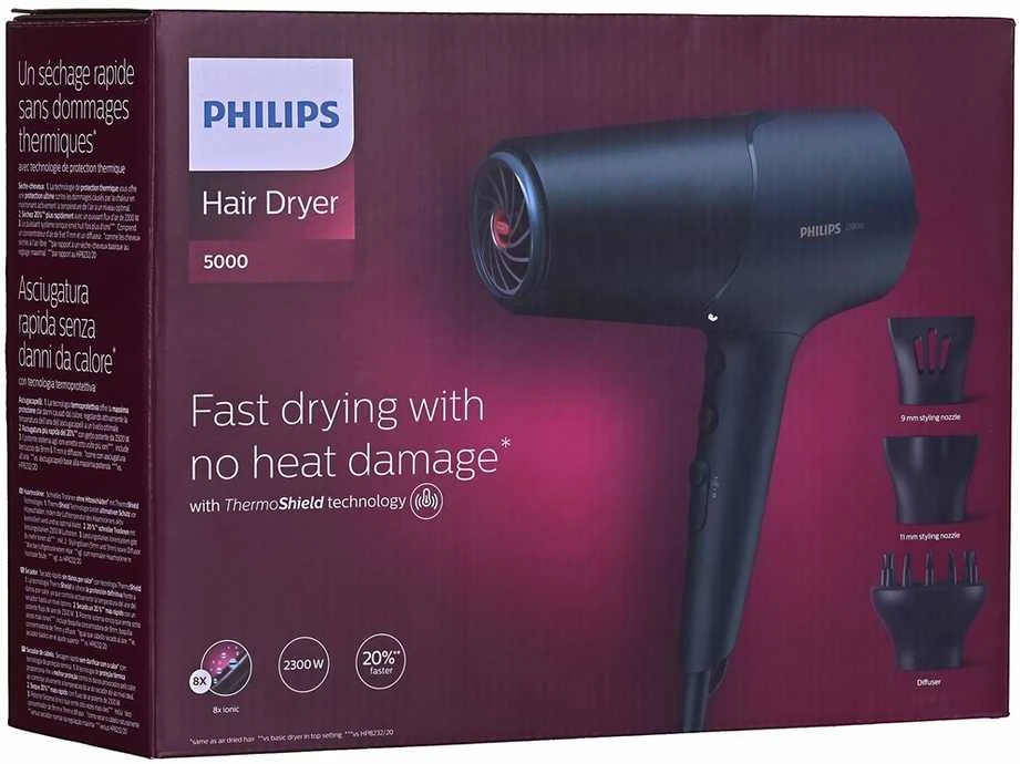 Plaukų džiovintuvas Philips 5000 series BHD512/20