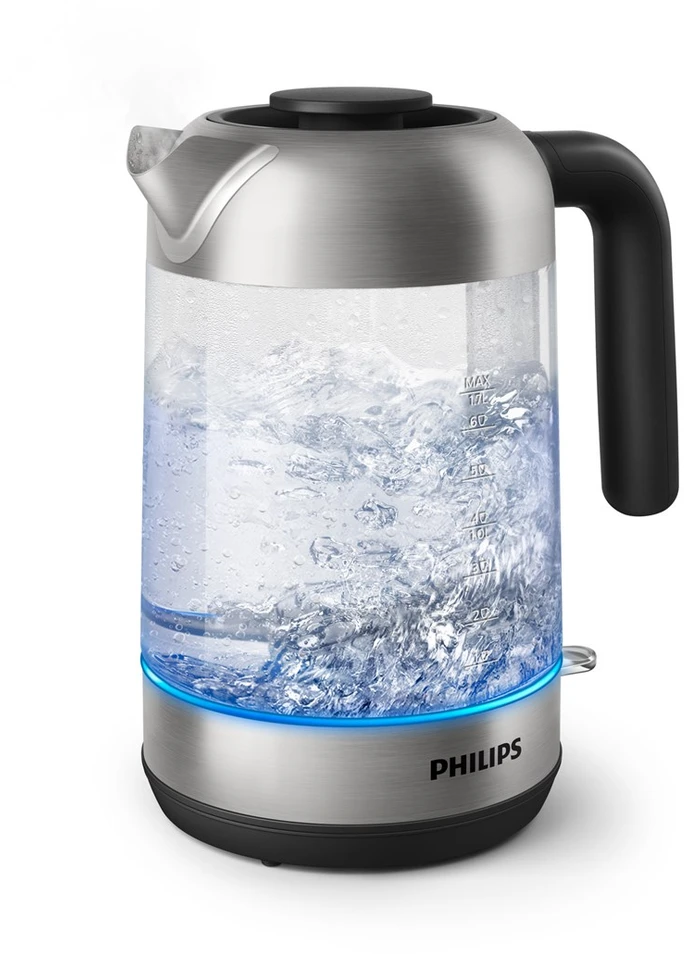 Philips Virdulys HD9339/80 2200W 1,7l, Krištolinis stiklas, šviesos būsenos indikatorius