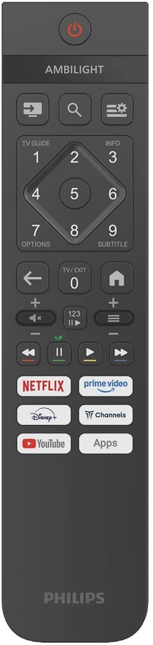 Televizorius Philips 4K TV | 55PUS7001/12 | 55" | Smart TV | Titan OS | UHD | Juodas