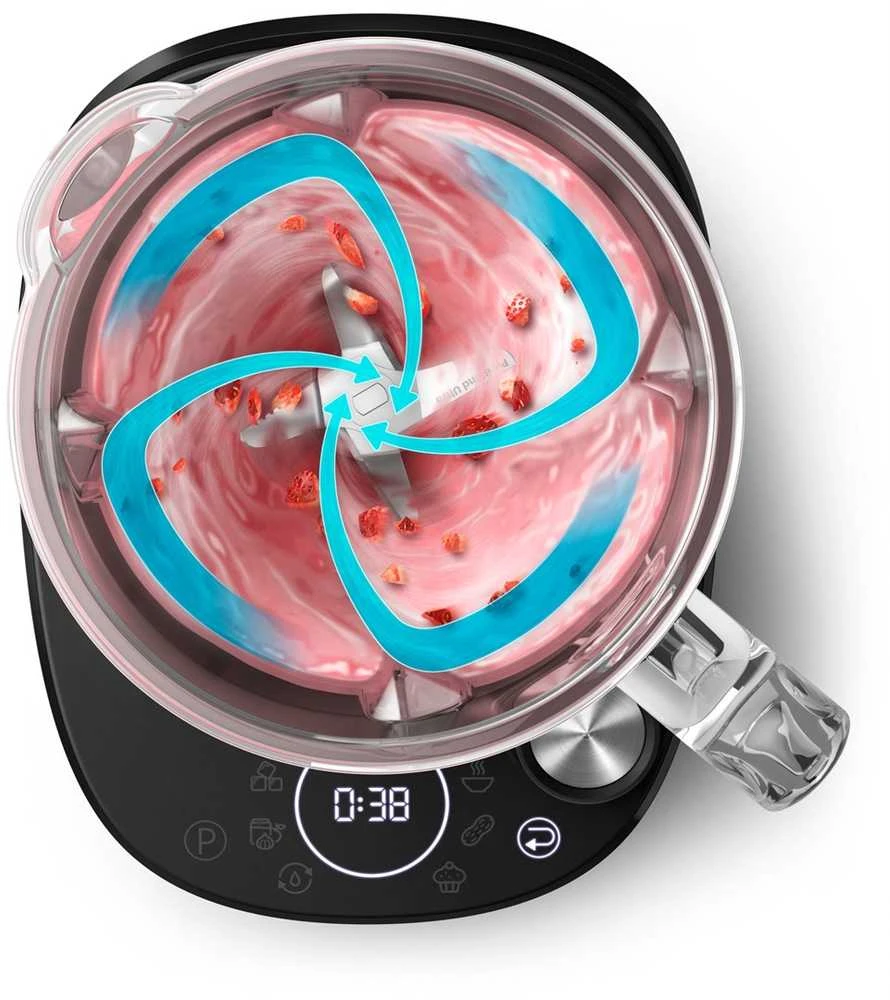 Kokteilinė Philips HR3760/10 7000 serija, Juodos/Sidabrinės spalvos