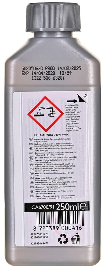 Philips CA6700/91 nukalkinimo priemonė Buitiniai prietaisai Skystis (paruoštas naudoti) 250 ml