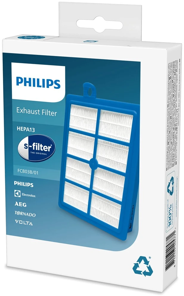 PHILIPS FC8038/01 „Hepa“ D. s. filtrai