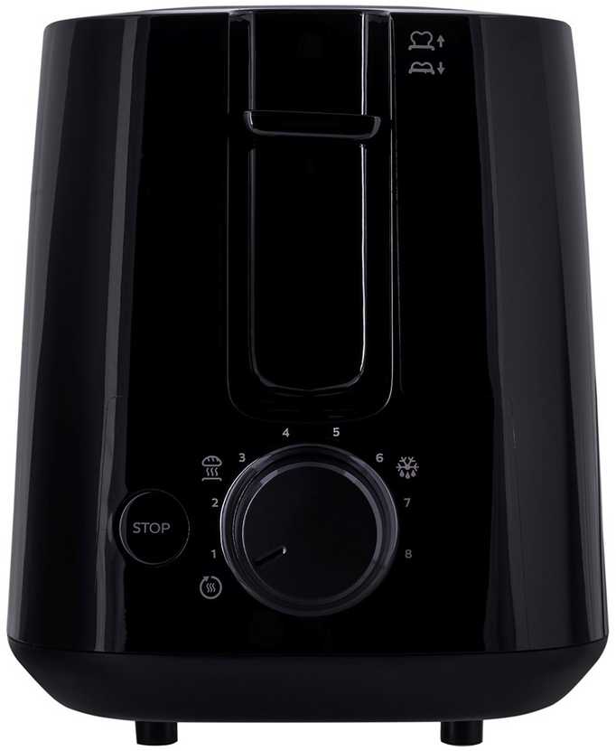 Philips Daily Collection HD2581/90 skrudintuvas 2 griežinėliai Juoda 830 W