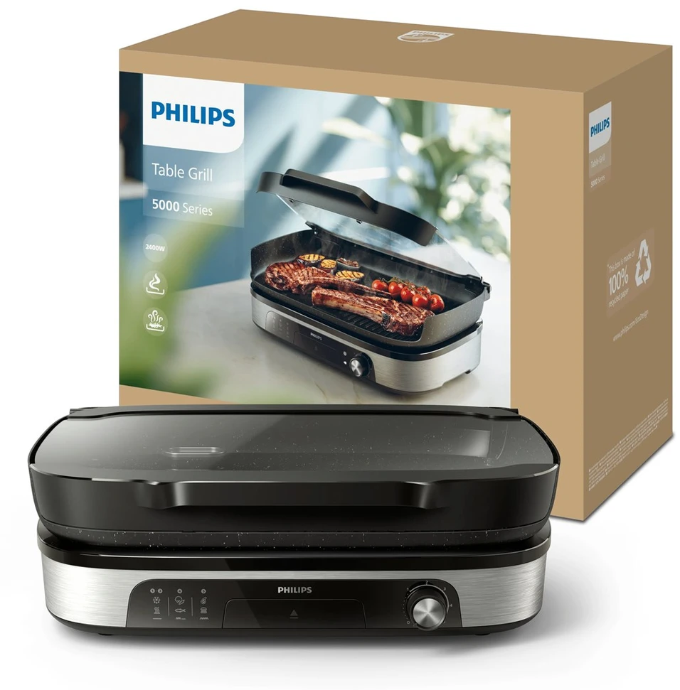 Philips Indoor Grilis HD6212/90, 2400 W