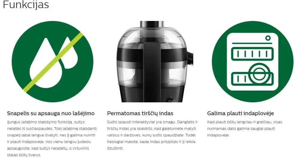 Philips Viva Collection Sulčiaspaudė HR1832/00