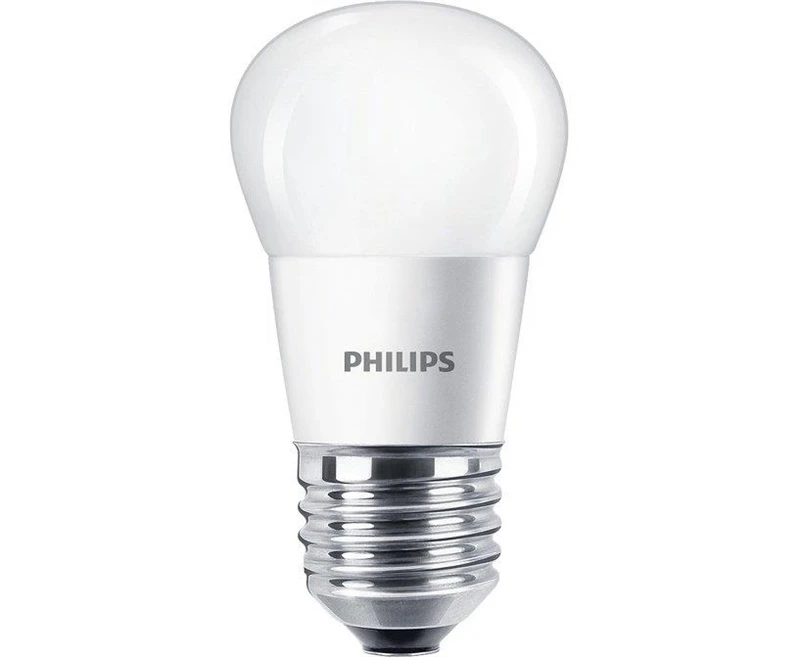 LED lemputė PHILIPS, P45, E27, 5 W, 450 lm, 2700 K