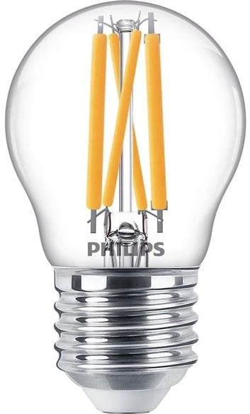 LED lemputė PHILIPS, P45, E27, 3,4 W, 470 lm, 2200–2700 K