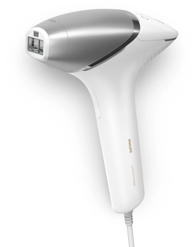 IPL plaukelių šalinimo prietaisas Philips Lumea IPL 8000 Series BRI940/00, Baltas/sidabrinis