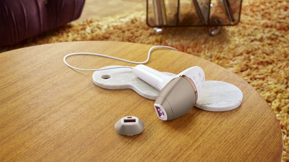 Philips Lumea Prestige BRI945/00 balta ir-rožinė