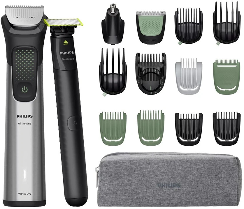 Philips MG9535/15 plaukų kirpimo mašinėlė Nerūdijančio plieno 27 ličio jonų (Li-ion)