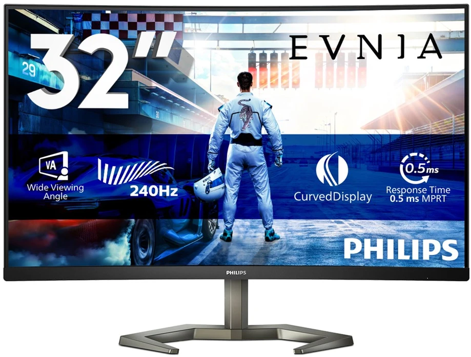 Žaidimų monitorius Philips Momentum 32M1C5200W/00, 31.5", VA, 1920 x 1080, 240 Hz, 0.5 ms, 16:9