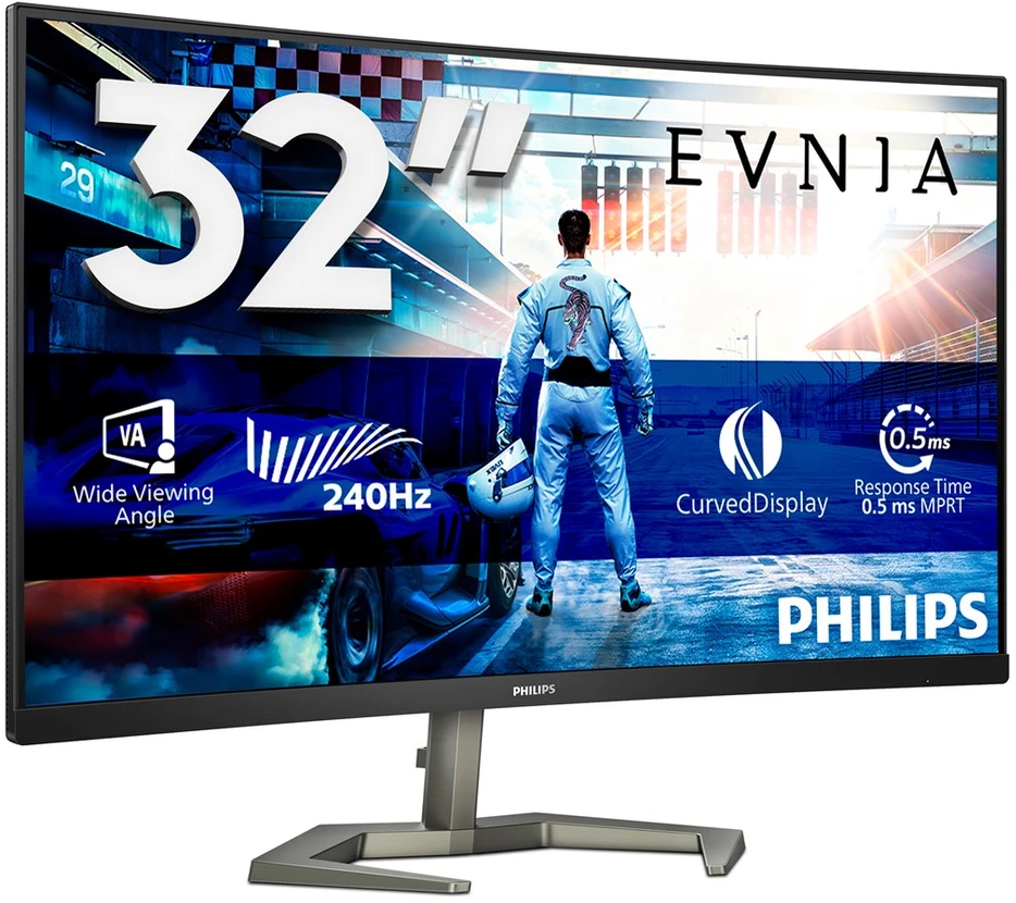 Žaidimų monitorius Philips Momentum 32M1C5200W/00, 31.5", VA, 1920 x 1080, 240 Hz, 0.5 ms, 16:9
