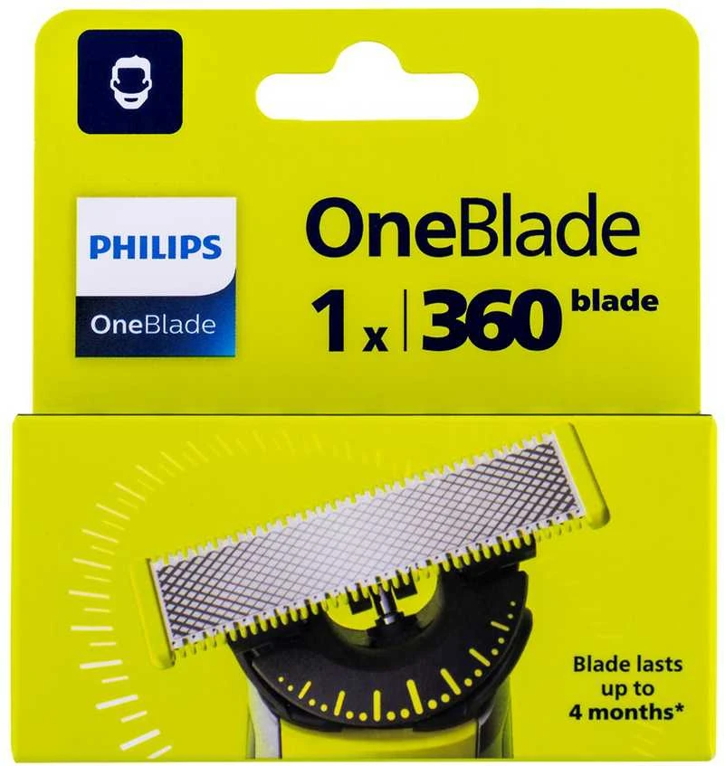 Philips | OneBlade Replacement blade | QP410/50 | Juodas/Žalias