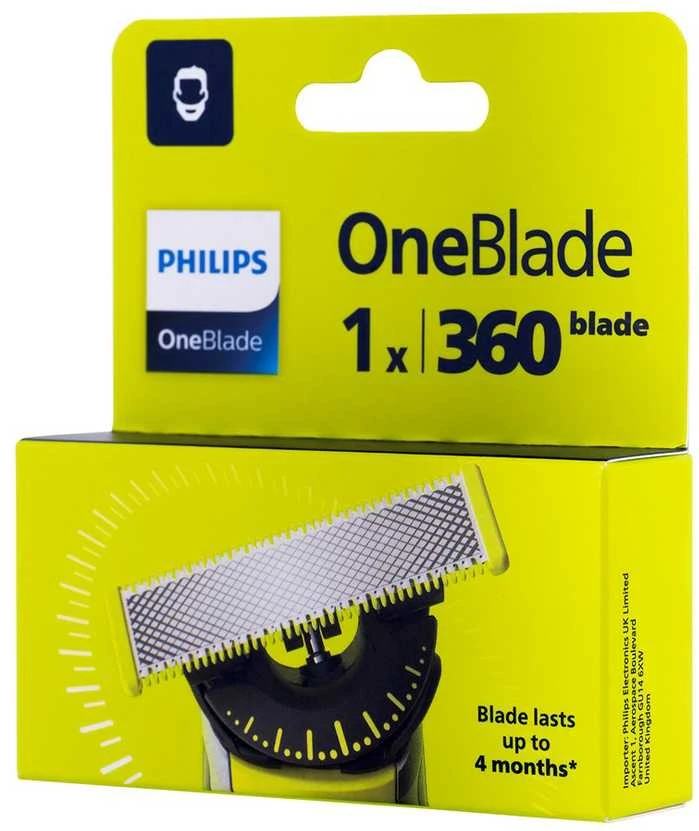 Philips | OneBlade Replacement blade | QP410/50 | Juodas/Žalias