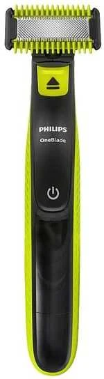Barzdaskutė „Philips Norelco OneBlade QP2824/10“ vyriškas skustuvas su tinklelio formos skustuvu, žalsvai žalia spalva