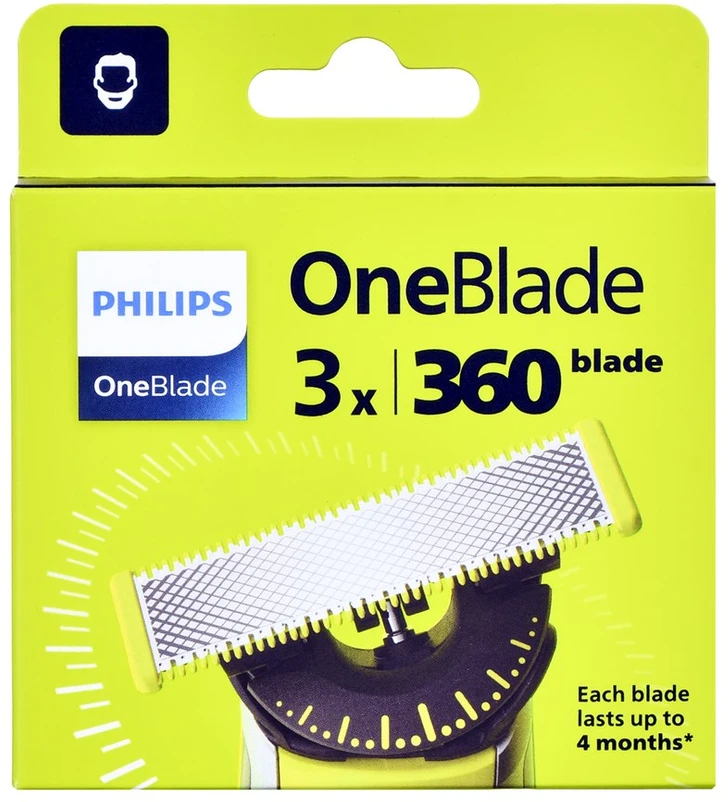Keičiamasis peiliukas Philips OneBlade QP430/50, 3 vnt.