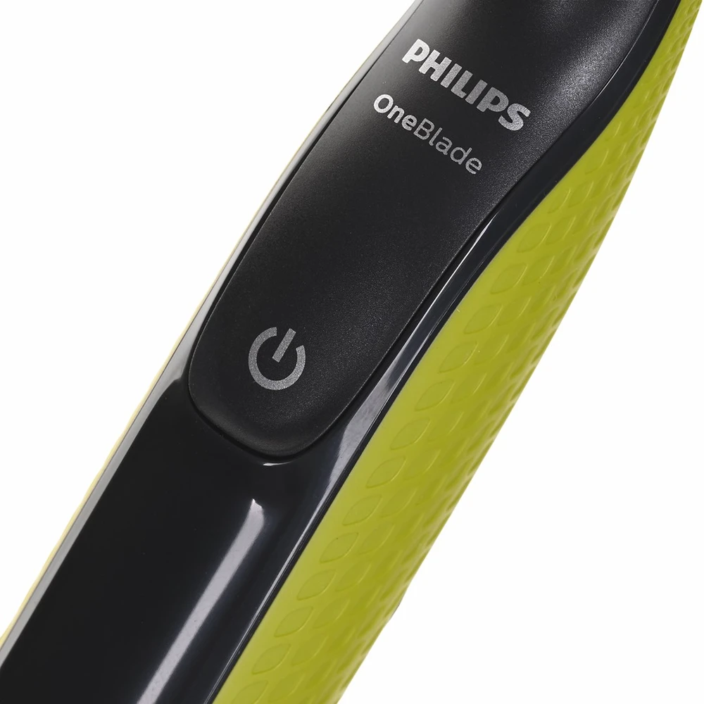 Barzdaskutė „Philips Norelco OneBlade QP2824/10“ vyriškas skustuvas su tinklelio formos skustuvu, žalsvai žalia spalva