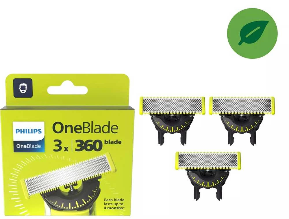 Keičiamasis peiliukas Philips OneBlade QP430/50, 3 vnt.