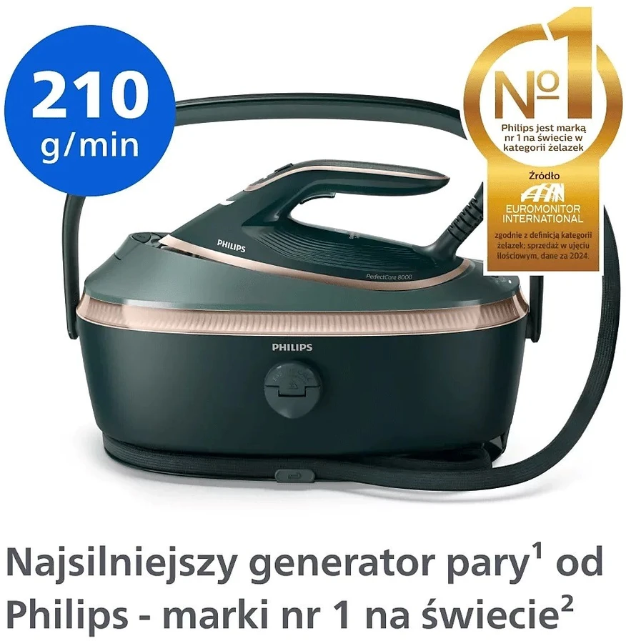 Philips PerfectCare 8000 PSG8200/70 žalia