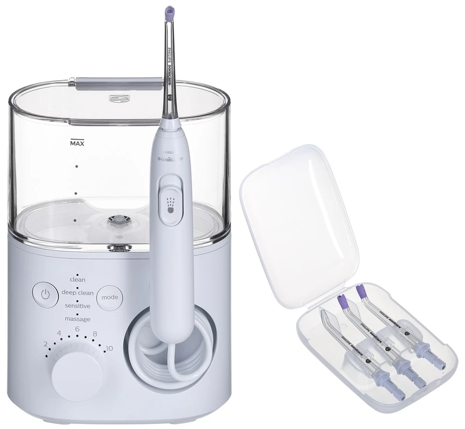 Irigatorius Philips Sonicare Power Flosser 7000 serijos HX3911/40, Baltos spalvos