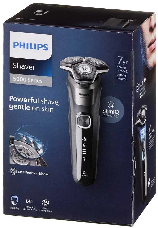 Drėgnojo ir sausojo skutimo elektrinė barzdaskutė Philips Shaver Series 5000