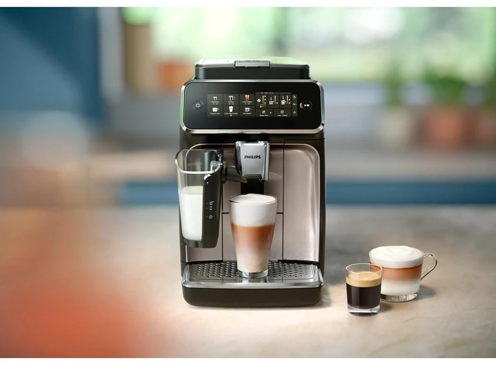 Kavos aparatas Philips Espresso | EP3347/90 | Slėgis 15 bar | Su pieno plakikliu | Automatinis | 1500 W | Juodas