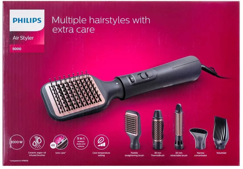 Elektrinės plaukų formavimo šukos Philips Air Styler BHA530/00