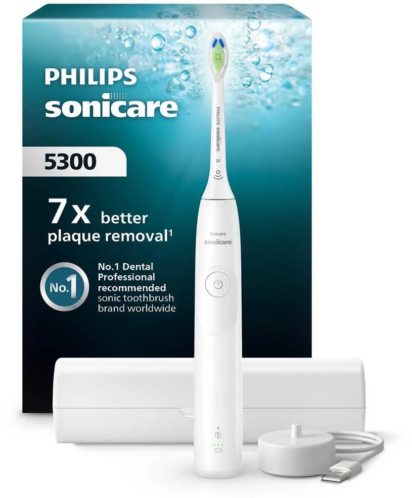 Elektrinis Dantų šepetėlis Philips HX7108/02 Sonicare Series 5300, Baltas