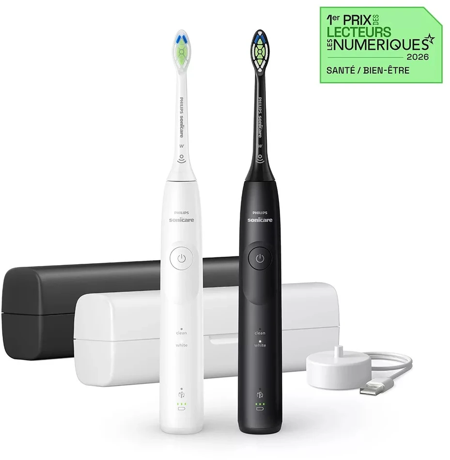 Dantų šepetėlis Philips Sonicare 5500 HX7119/02 balta/juoda